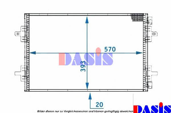 Dasis 182006N Радиатор кондиционера (Конденсатор) 182006N: Отличная цена - Купить в Польше на 2407.PL!