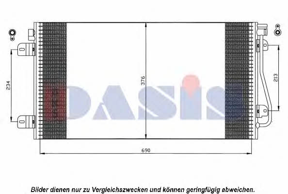 Dasis 182017N Радиатор кондиционера (Конденсатор) 182017N: Отличная цена - Купить в Польше на 2407.PL!