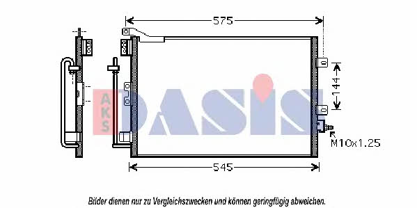 Dasis 182035N Радиатор кондиционера (Конденсатор) 182035N: Купить в Польше - Отличная цена на 2407.PL!