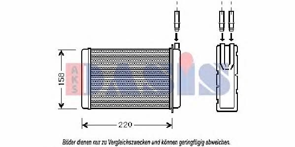 Dasis 189008N Радиатор отопителя салона 189008N: Отличная цена - Купить в Польше на 2407.PL!