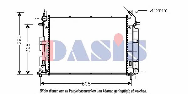 Dasis 190190N Радиатор охлаждения двигателя 190190N: Купить в Польше - Отличная цена на 2407.PL!