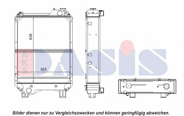 440495N Dasis Kühler motorkühlung