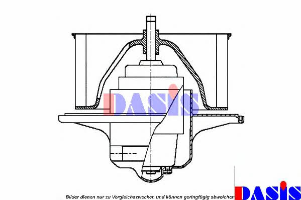 Dasis 906590N Cabin ventilation motor 906590N: Buy near me in Poland at 2407.PL - Good price!