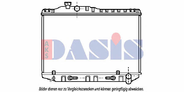 Dasis 210063N Radiator, engine cooling 210063N: Buy near me in Poland at 2407.PL - Good price!