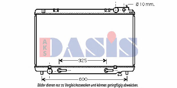 Dasis 210128N Радіатор охолодження двигуна 210128N: Приваблива ціна - Купити у Польщі на 2407.PL!