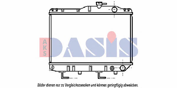 Dasis 210140N Radiator, engine cooling 210140N: Buy near me in Poland at 2407.PL - Good price!