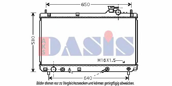 Dasis 210198N Chłodnica, układ chłodzenia silnika 210198N: Dobra cena w Polsce na 2407.PL - Kup Teraz!