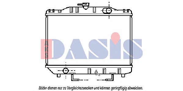 Dasis 210200N Радіатор охолодження двигуна 210200N: Приваблива ціна - Купити у Польщі на 2407.PL!