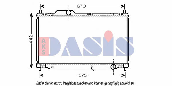 Dasis 210203N Радіатор охолодження двигуна 210203N: Купити у Польщі - Добра ціна на 2407.PL!