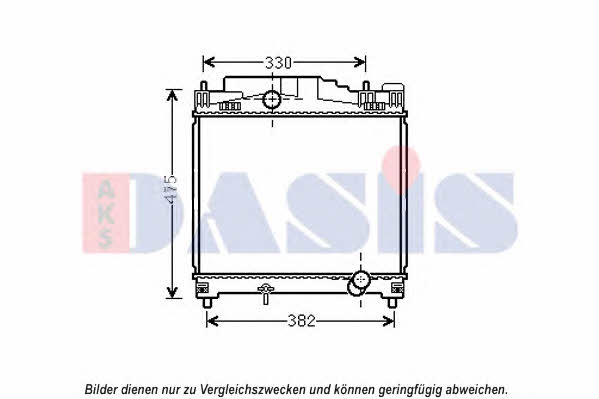 Dasis 210251N Radiator, engine cooling 210251N: Buy near me in Poland at 2407.PL - Good price!