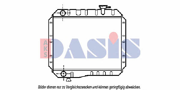 Dasis 210570N Radiator, engine cooling 210570N: Buy near me in Poland at 2407.PL - Good price!