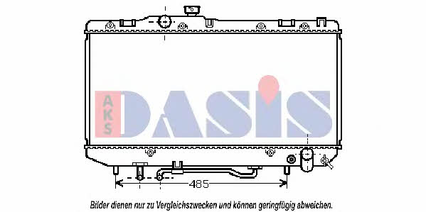 Dasis 211270N Kühler motorkühlung 211270N: Kaufen Sie zu einem guten Preis in Polen bei 2407.PL!