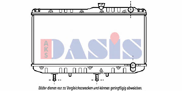 Dasis 211740N Kühler motorkühlung 211740N: Kaufen Sie zu einem guten Preis in Polen bei 2407.PL!