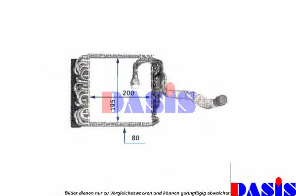 Dasis 820030N Испаритель кондиционера 820030N: Отличная цена - Купить в Польше на 2407.PL!