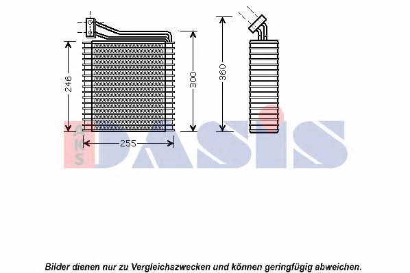 Dasis 820058N Air conditioner evaporator 820058N: Buy near me at 2407.PL in Poland at an Affordable price!