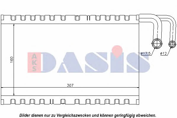 Dasis 820102N Air conditioner evaporator 820102N: Buy near me at 2407.PL in Poland at an Affordable price!