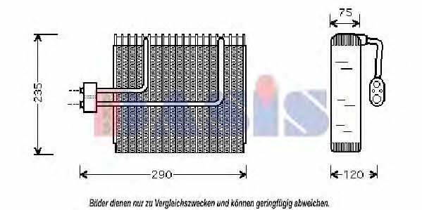 Dasis 820219N Air conditioner evaporator 820219N: Buy near me at 2407.PL in Poland at an Affordable price!