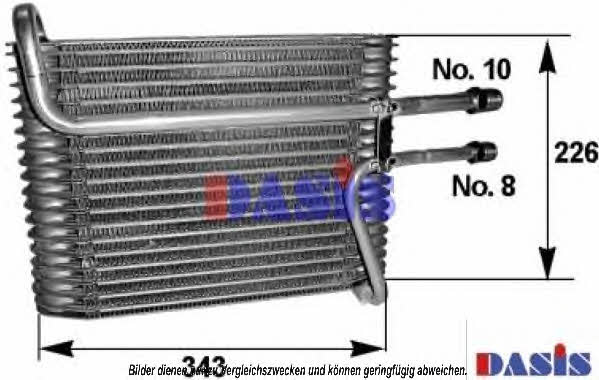 Dasis 820222N Air conditioner evaporator 820222N: Buy near me in Poland at 2407.PL - Good price!