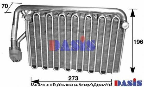 Dasis 820228N Air conditioner evaporator 820228N: Buy near me in Poland at 2407.PL - Good price!