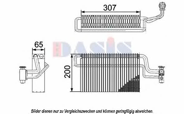 Dasis 820328N Air conditioner evaporator 820328N: Buy near me in Poland at 2407.PL - Good price!