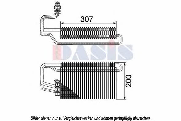 Dasis 820330N Air conditioner evaporator 820330N: Buy near me in Poland at 2407.PL - Good price!