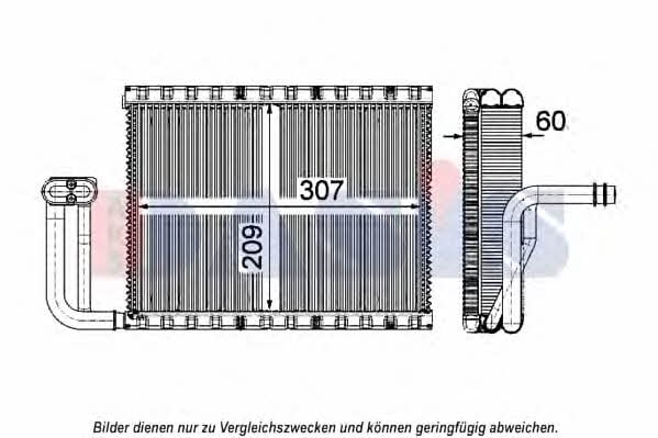 Dasis 820352N Air conditioner evaporator 820352N: Buy near me in Poland at 2407.PL - Good price!