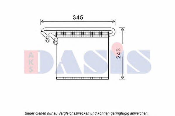 Dasis 820370N Air conditioner evaporator 820370N: Buy near me in Poland at 2407.PL - Good price!