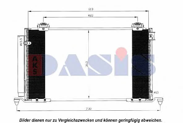 Dasis 212064N Радиатор кондиционера (Конденсатор) 212064N: Отличная цена - Купить в Польше на 2407.PL!