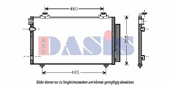 Dasis 212067N Радиатор кондиционера (Конденсатор) 212067N: Купить в Польше - Отличная цена на 2407.PL!