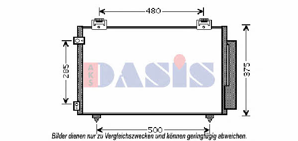 Dasis 212068N Радиатор кондиционера (Конденсатор) 212068N: Отличная цена - Купить в Польше на 2407.PL!