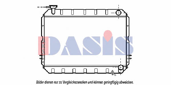 Dasis 213370N Radiator, engine cooling 213370N: Buy near me in Poland at 2407.PL - Good price!