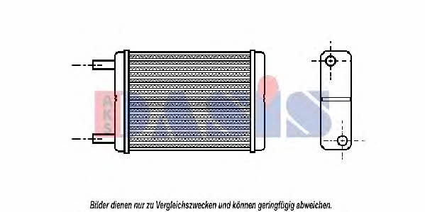 Dasis 219060N Heat exchanger, interior heating 219060N: Buy near me in Poland at 2407.PL - Good price!