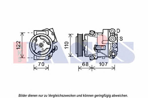 Dasis 852602N Compressor, air conditioning 852602N: Buy near me in Poland at 2407.PL - Good price!