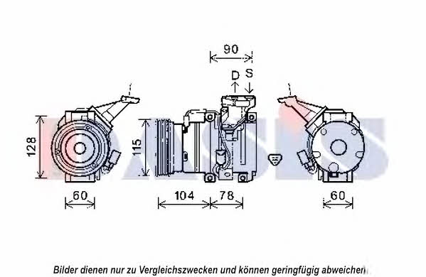 Dasis 852619N Compressor, air conditioning 852619N: Buy near me in Poland at 2407.PL - Good price!