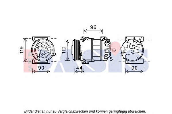 Dasis 852684N Compressor, air conditioning 852684N: Buy near me in Poland at 2407.PL - Good price!