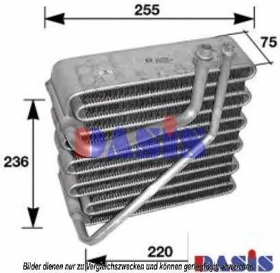 Dasis 821500N Air conditioner evaporator 821500N: Buy near me in Poland at 2407.PL - Good price!