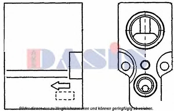 Dasis 840104N Air conditioner expansion valve 840104N: Buy near me in Poland at 2407.PL - Good price!