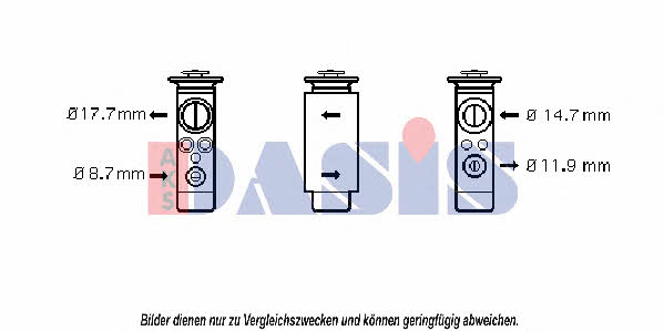 Dasis 840173N Expansionsventil für Klimaanlagen 840173N: Kaufen Sie zu einem guten Preis in Polen bei 2407.PL!