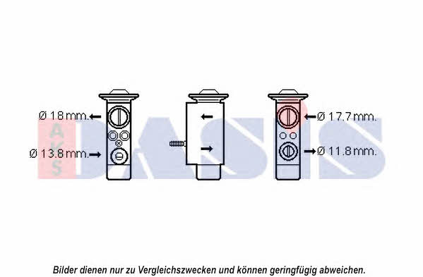Dasis 840228N Air conditioner expansion valve 840228N: Buy near me in Poland at 2407.PL - Good price!