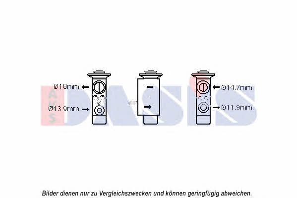 Dasis 840231N Air conditioner expansion valve 840231N: Buy near me in Poland at 2407.PL - Good price!
