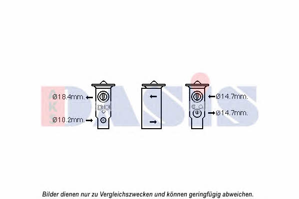 Dasis 840252N Air conditioner expansion valve 840252N: Buy near me in Poland at 2407.PL - Good price!