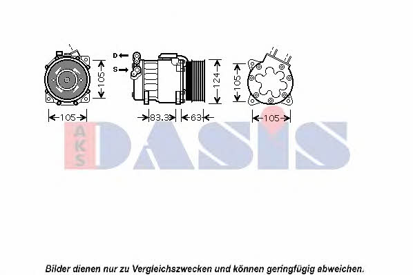 Dasis 850103N Compressor, air conditioning 850103N: Buy near me in Poland at 2407.PL - Good price!