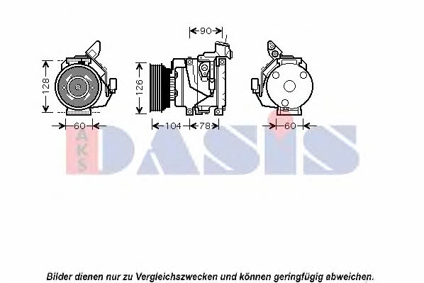 Dasis 850397N Compressor, air conditioning 850397N: Buy near me in Poland at 2407.PL - Good price!