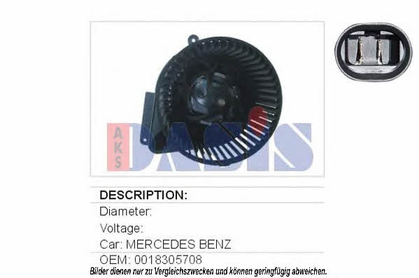Dasis 730054N Fan assy - heater motor 730054N: Buy near me in Poland at 2407.PL - Good price!