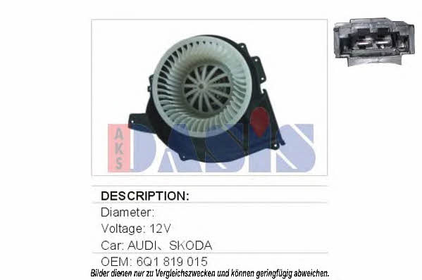 Dasis 740308N Fan assy - heater motor 740308N: Buy near me in Poland at 2407.PL - Good price!