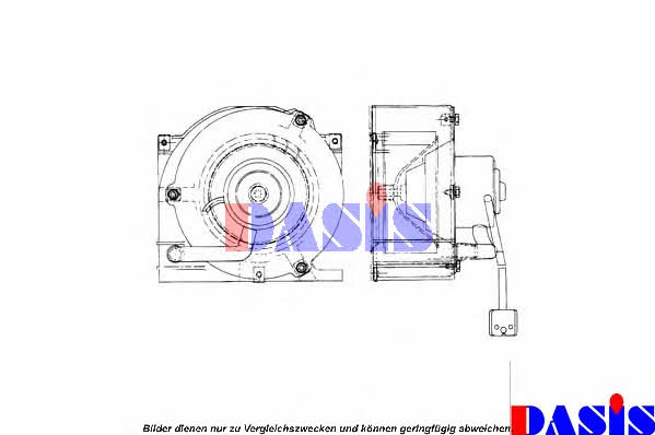 Dasis 740435N Fan assy - heater motor 740435N: Buy near me at 2407.PL in Poland at an Affordable price!
