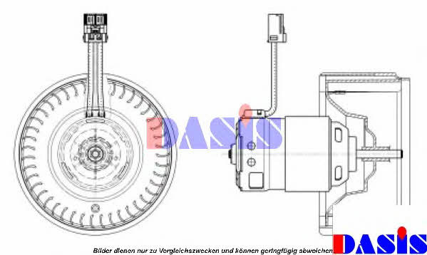 Dasis 740543N Вентилятор опалювача салону 740543N: Приваблива ціна - Купити у Польщі на 2407.PL!