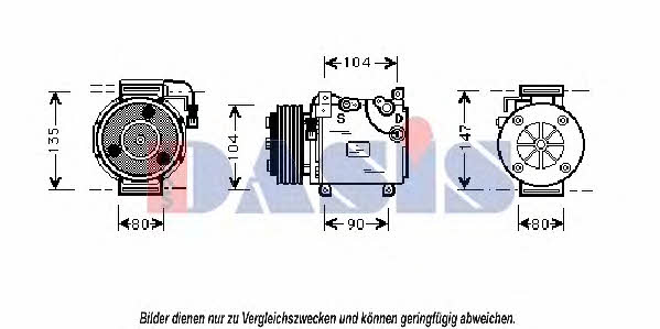 Dasis 850799N Kompressor klimaanlage 850799N: Kaufen Sie zu einem guten Preis in Polen bei 2407.PL!