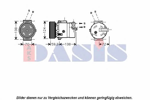 Dasis 851039N Компрессор кондиционера 851039N: Отличная цена - Купить в Польше на 2407.PL!