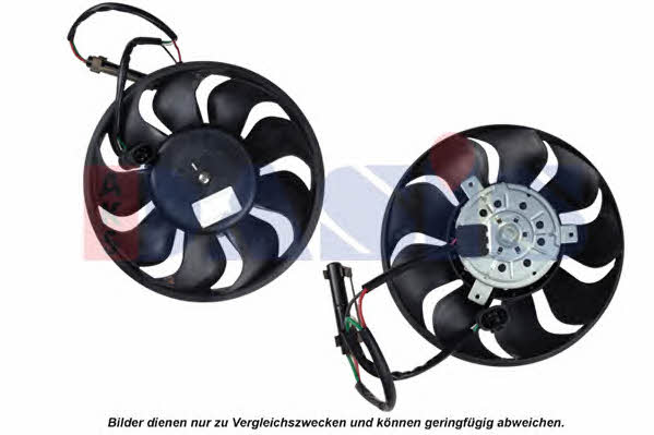 Dasis 740680N Hub, engine cooling fan wheel 740680N: Buy near me at 2407.PL in Poland at an Affordable price!